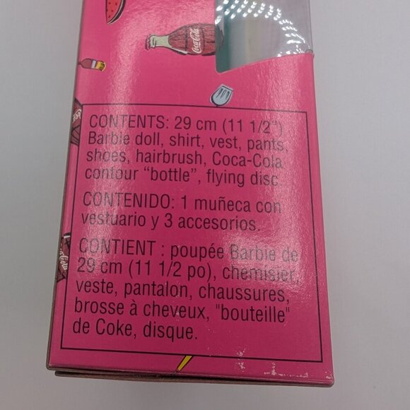 Vintage Barbie Doll with Accessories Coca Cola Picnic 19626 Mattel 1997 - Picture 5 of 8